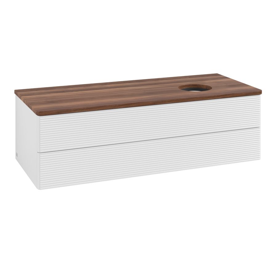 Wastafelonderkast Antao 1200x360x500mm G.White.L K23112GF