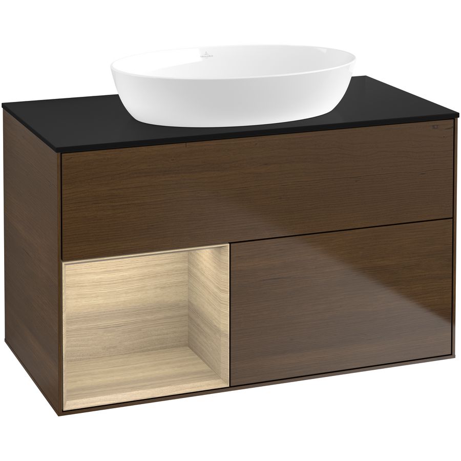 Wastafelonderkast Finion 1000x603x501mm W.Veneer GA12PCGN