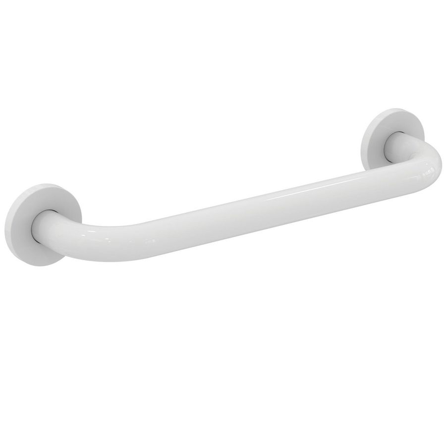 Wandgreep 450mm alu gecoat wit