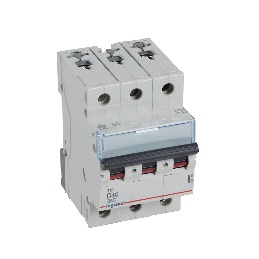 Installatieautomaat MCB TX3 3-polig D-karakteristiek 40A 6000A