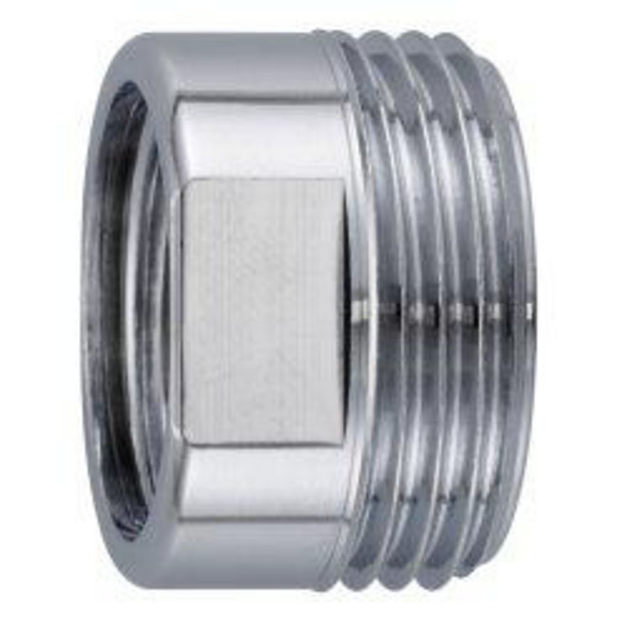Verloopnippel messing verchroomd 1/2X3/4 50050594