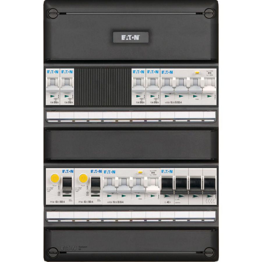 S55 PV ready FLEX, 3f, Inst.aut. 4 gr 2 ALS 63A 2p 3PV HS 64 Eaton