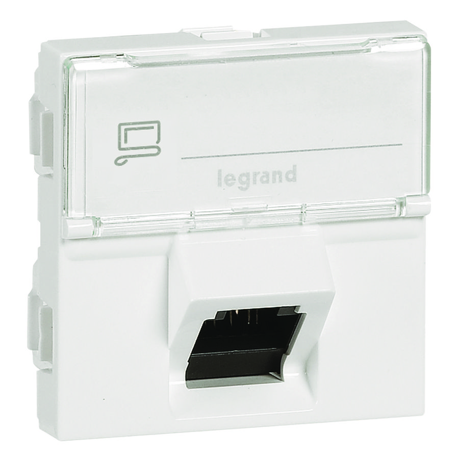 Connector RJ45 STP LCS6A 2 modulen hoek Mosaic