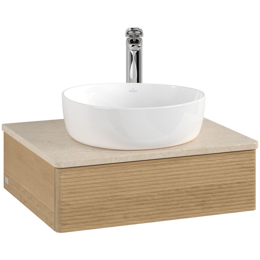 Wastafelonderkast Antao 600x190x500mm Honey Oak L07153HN