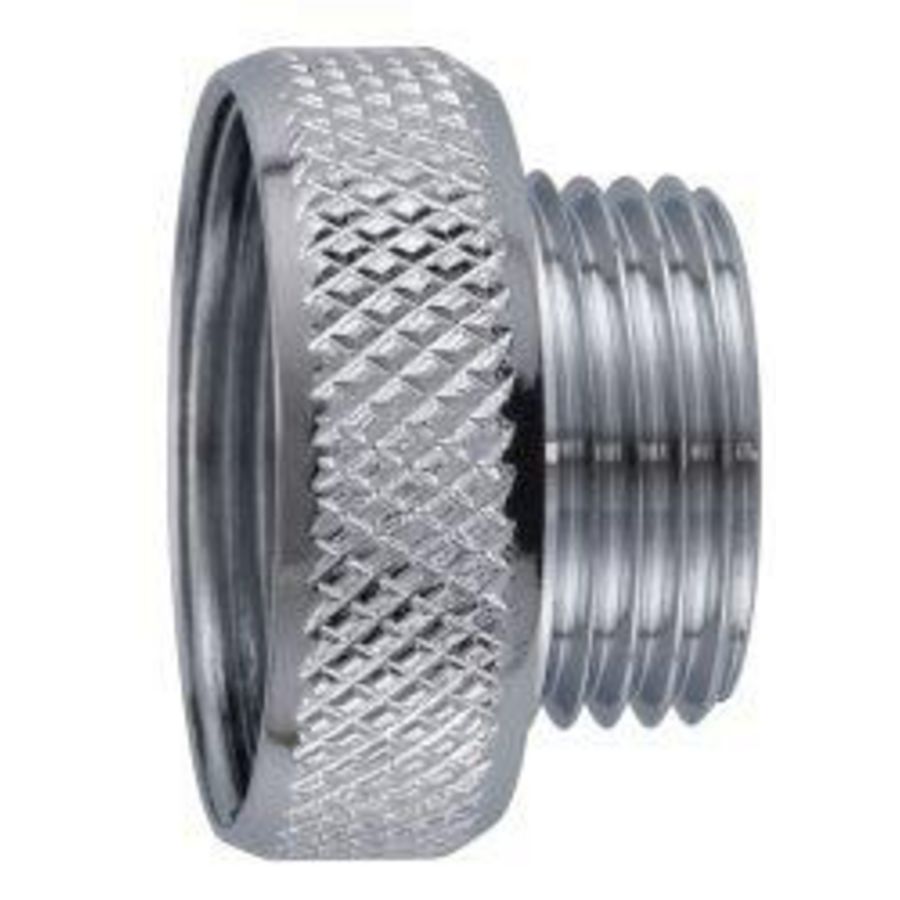 Verloopnippel messing verchroomd M22X1X3/8 50050694