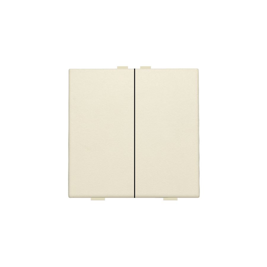 2-voudige drukknop Home Control cream