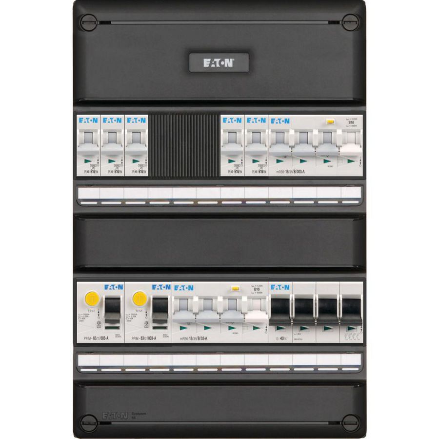 S55 PV ready FLEX, 3f, Inst.aut. 5 gr 2 ALS 63A 2p 3PV HS 64 Eaton
