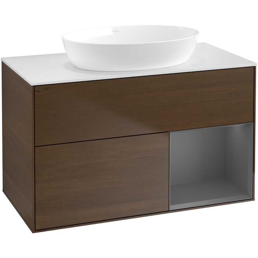 Wastafelonderkast Finion 1000x603x501mm W.Veneer GA21GKGN