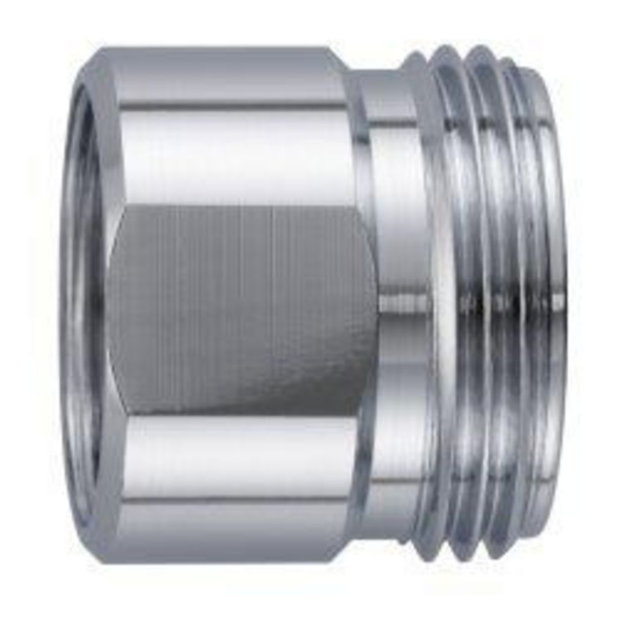 Verloopnippel messing verchroomd IG M22X1XAG 3/4 50050894