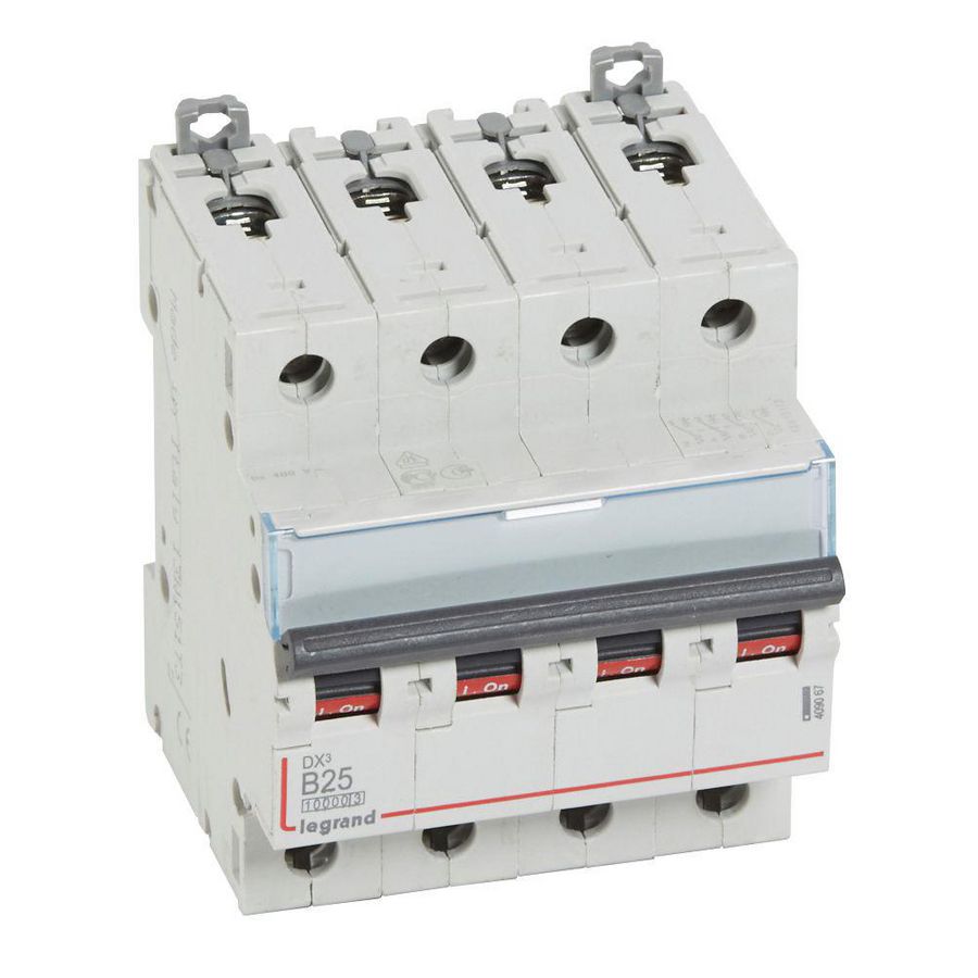 Installatieautomaat MCB DX³ 4-polig B-karakteristiek 25A 10000A