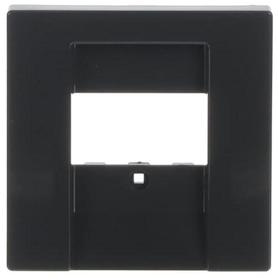 Centraalplaat luidsprekercontactdoos/TAE/USB f-antraciet (1766-81)