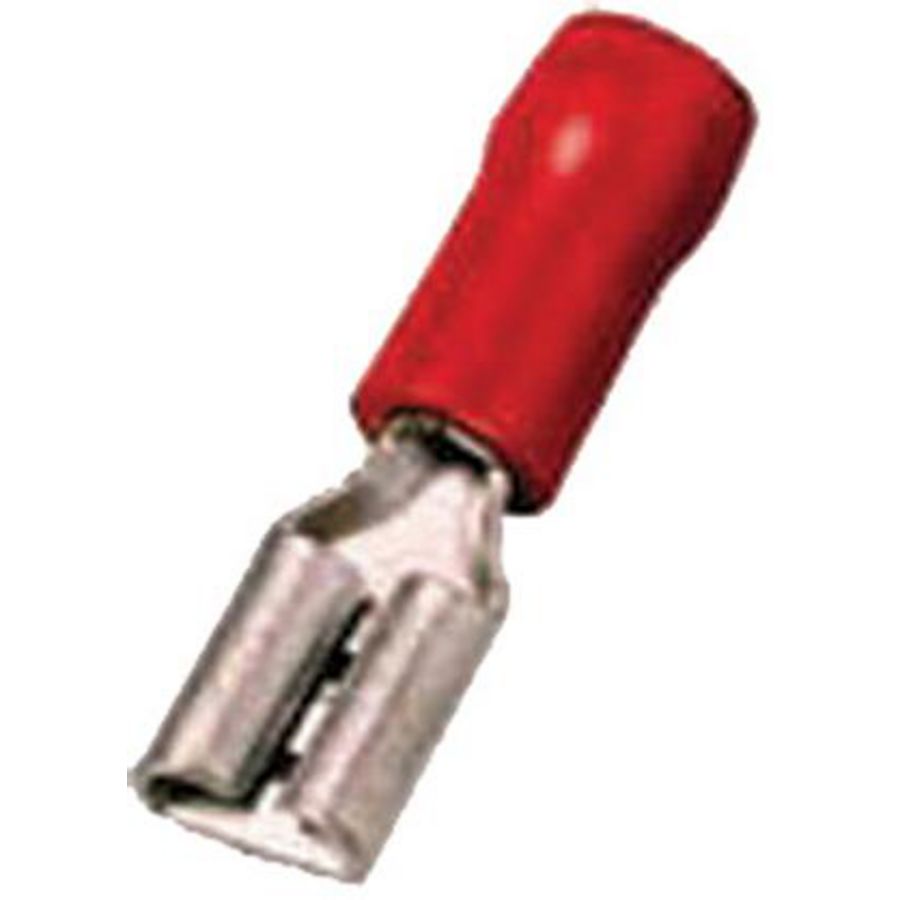 Geisoleerd vlaksteekhuls 0,5-1mm² 2,8 x 0,5 rood VVE=100