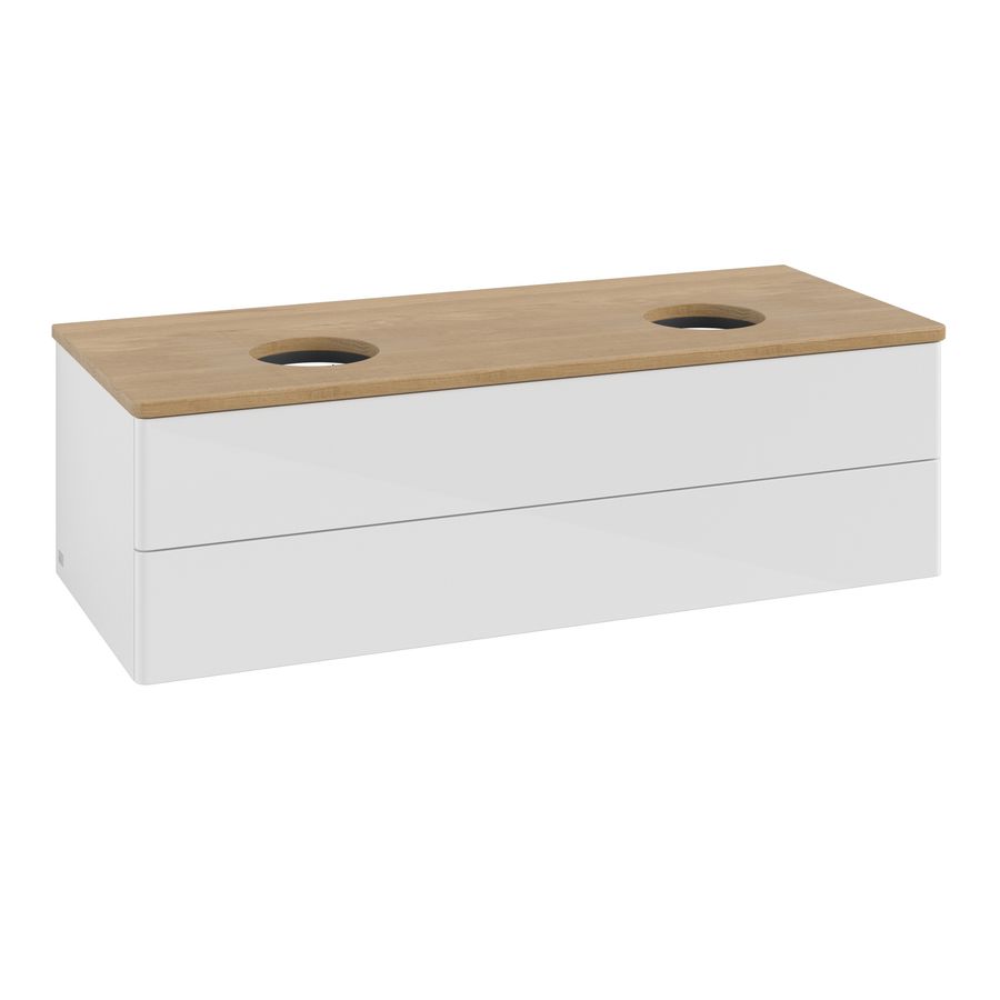 Wastafelonderkast Antao 1200x360x500mm G.White.L K24011GF