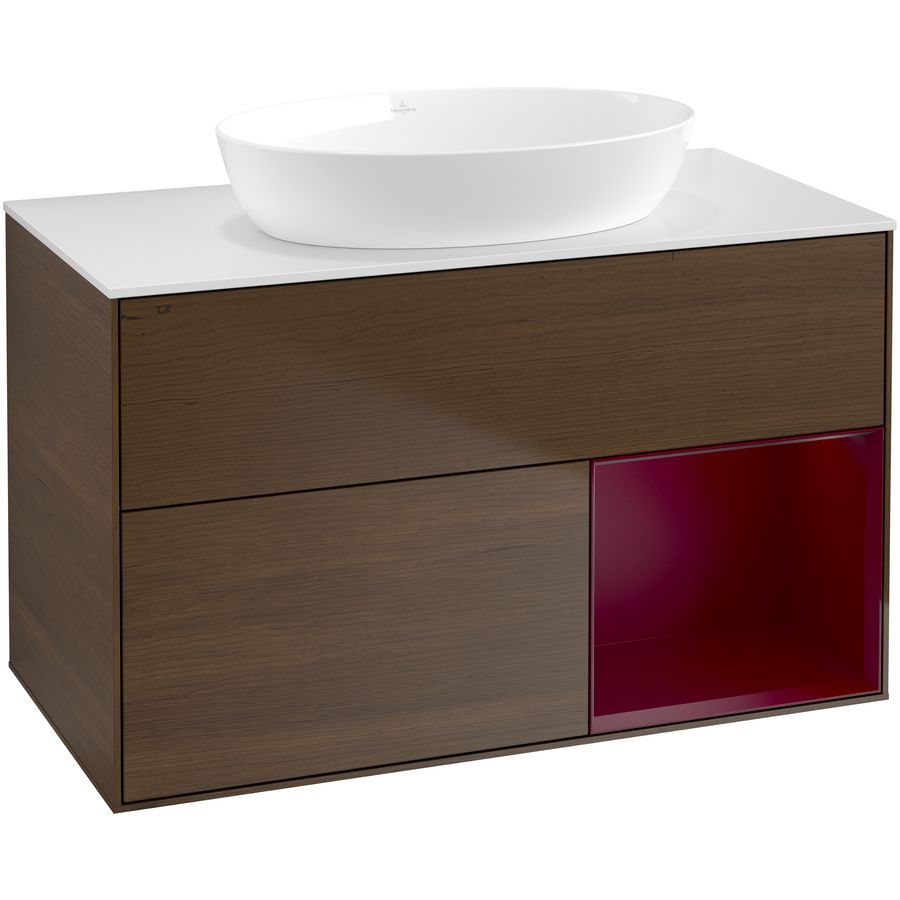 Wastafelonderkast Finion 1000x603x501mm W.Veneer GA21HBGN