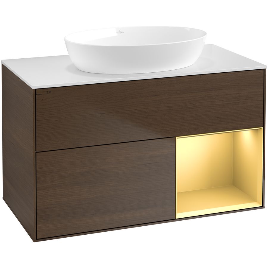 Wastafelonderkast Finion 1000x603x501mm W.Veneer GA21HFGN