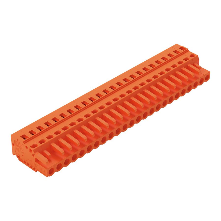 1-draads FE steker 2,5 mm² oranje 231-324/102-000 VVE=10