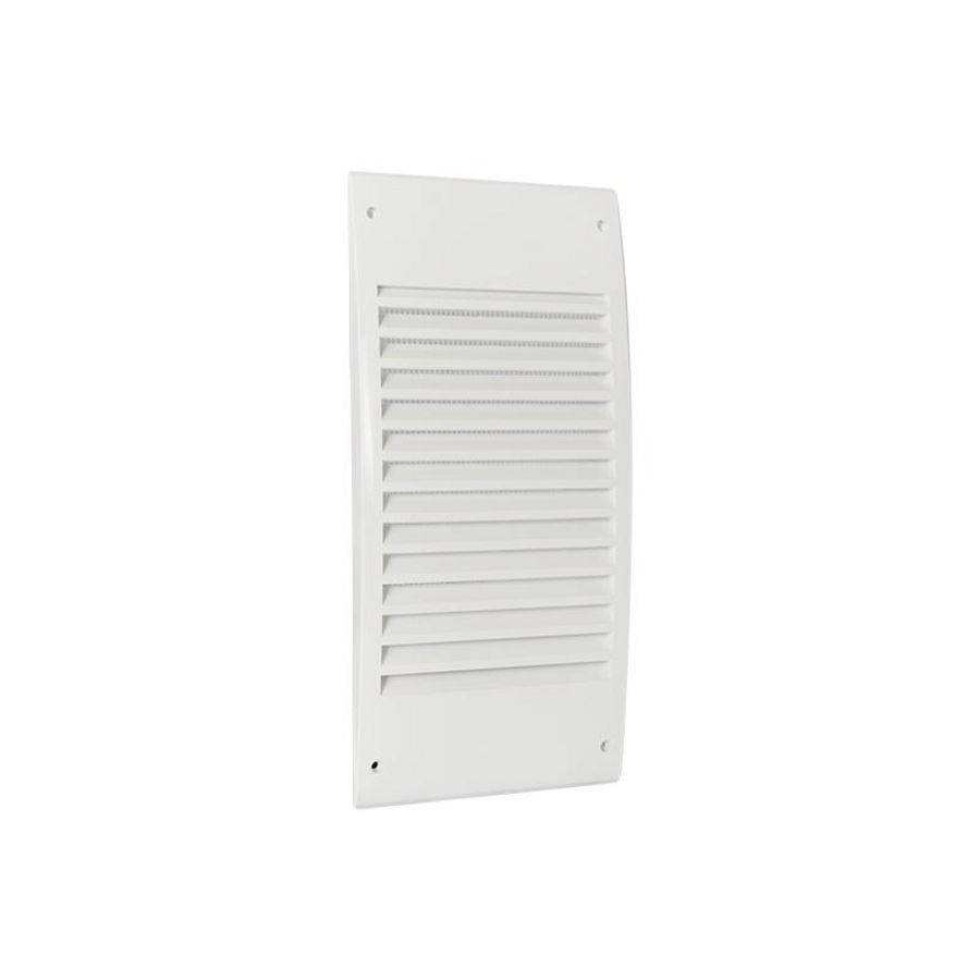 Ventilatierooster 140x300mm wit