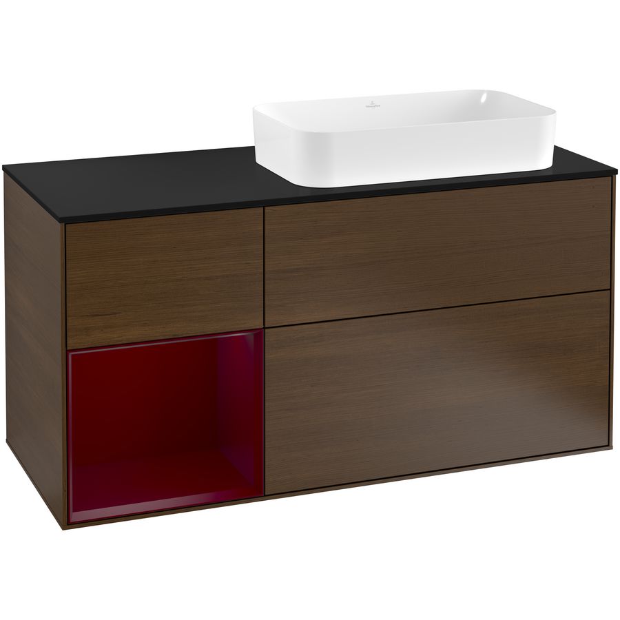 Wastafelonderkast Finion 1200x603x501mm W.Veneer G272HBGN