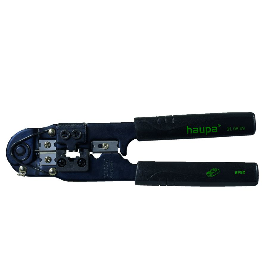 Perstang onafgeschermde modulstekker 8-polig