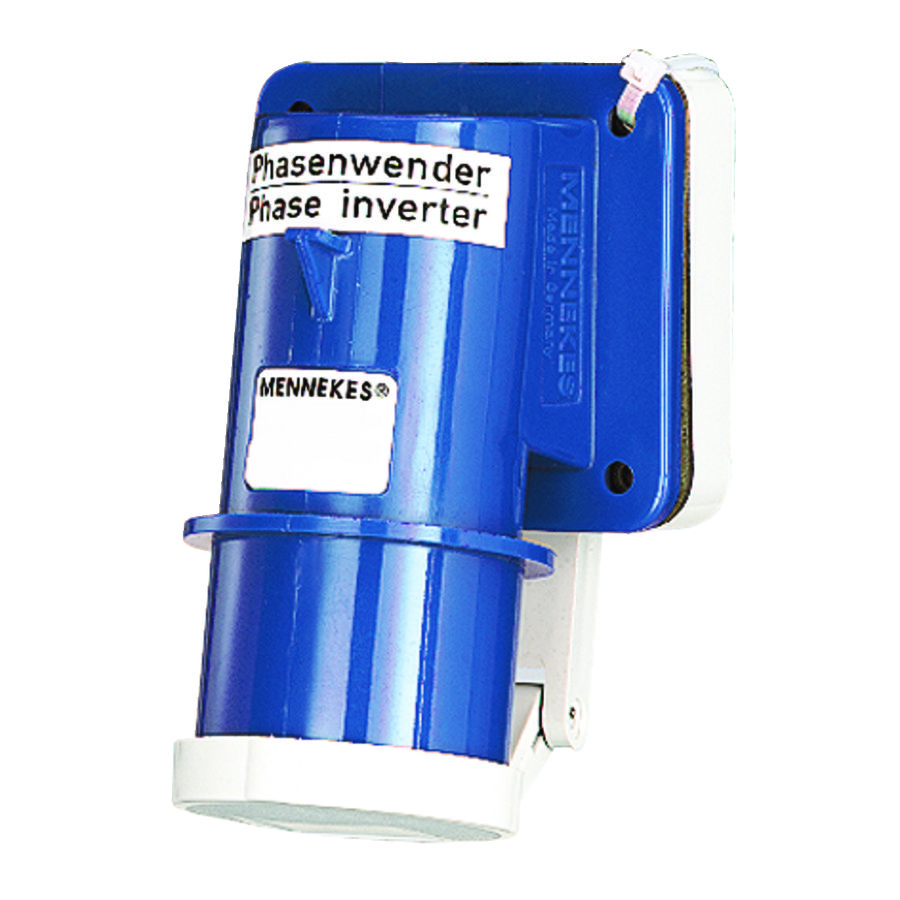 Toestelcontactstop 32A 5-polig  9H 230V IP44 fasenw