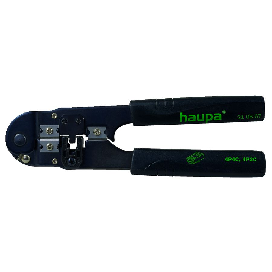 Perstang onafgeschermde modulstekker 4-polig