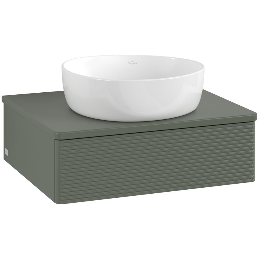 Wastafelonderkast Antao 600x190x500mm L.Green Matt Lacquer K07110HL