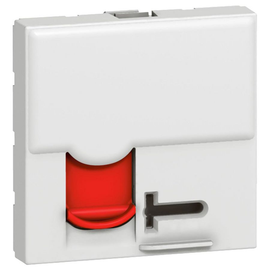 Connector 1xRJ45 STP Cat. 6 2 modulen slot Mosaic