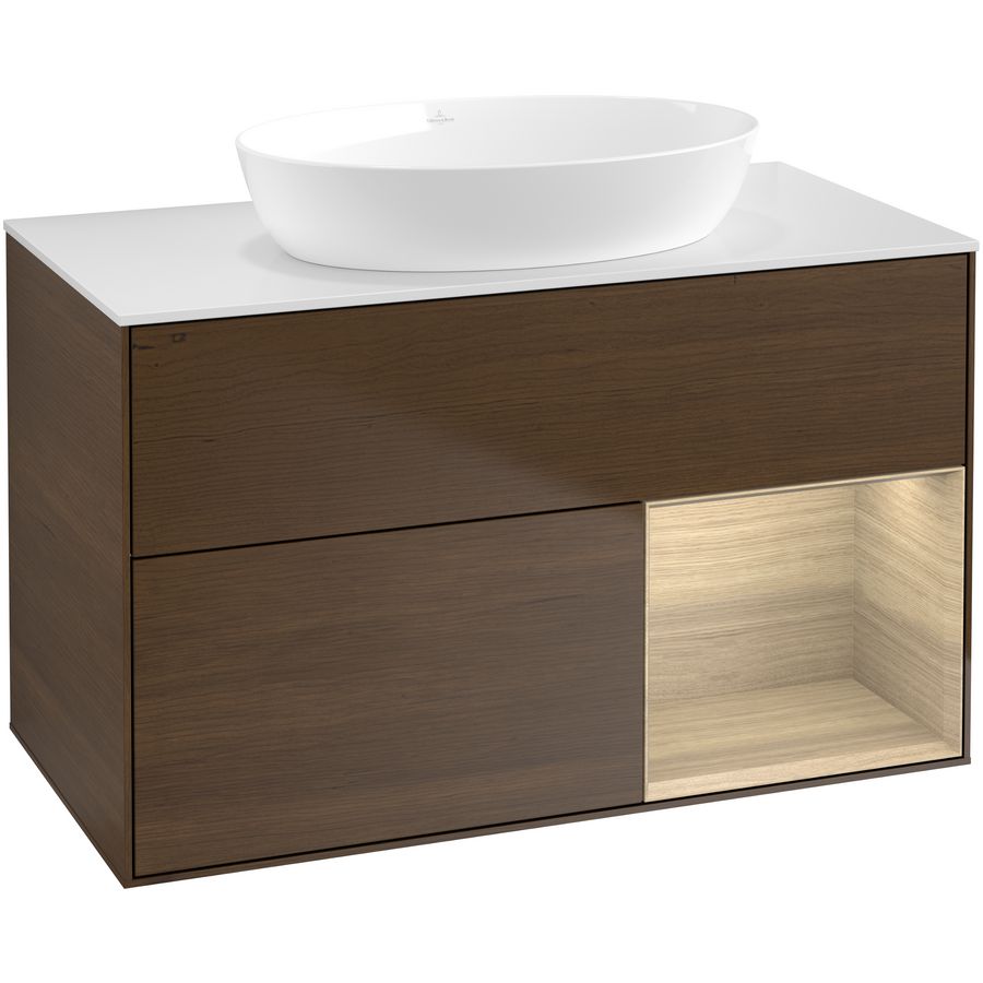 Wastafelonderkast Finion 1000x603x501mm W.Veneer GA21PCGN