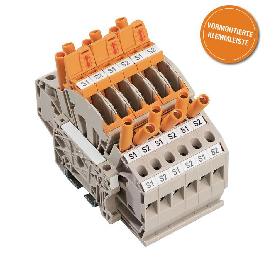 Test ontkoppeling schroefverbinder d. beige 6mm² 30A 5