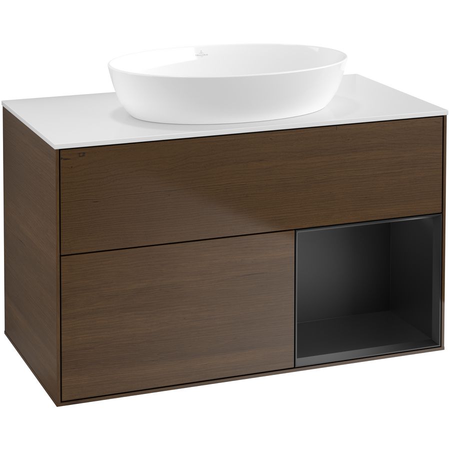 Wastafelonderkast Finion 1000x603x501mm W.Veneer GA21PDGN
