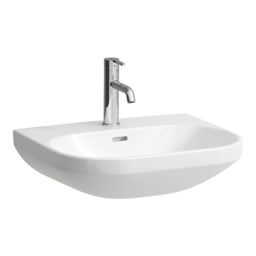 Wastafel LUA 55x46cm met kraangat zonder overloop wit