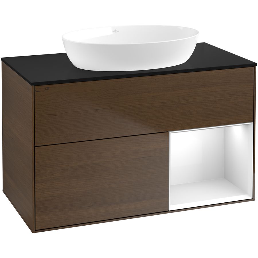 Wastafelonderkast Finion 1000x603x501mm W.Veneer GA22GFGN