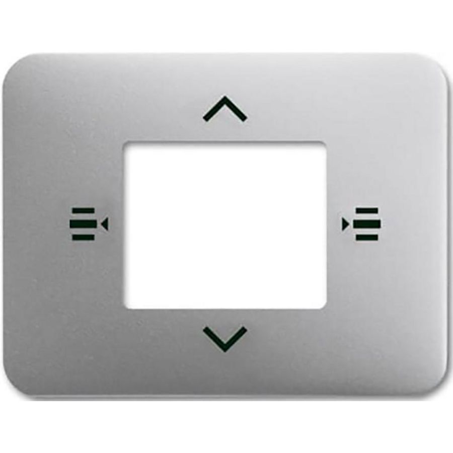 Afdekplaat 6-voudig bedieningselement KNX jaloezie titanium