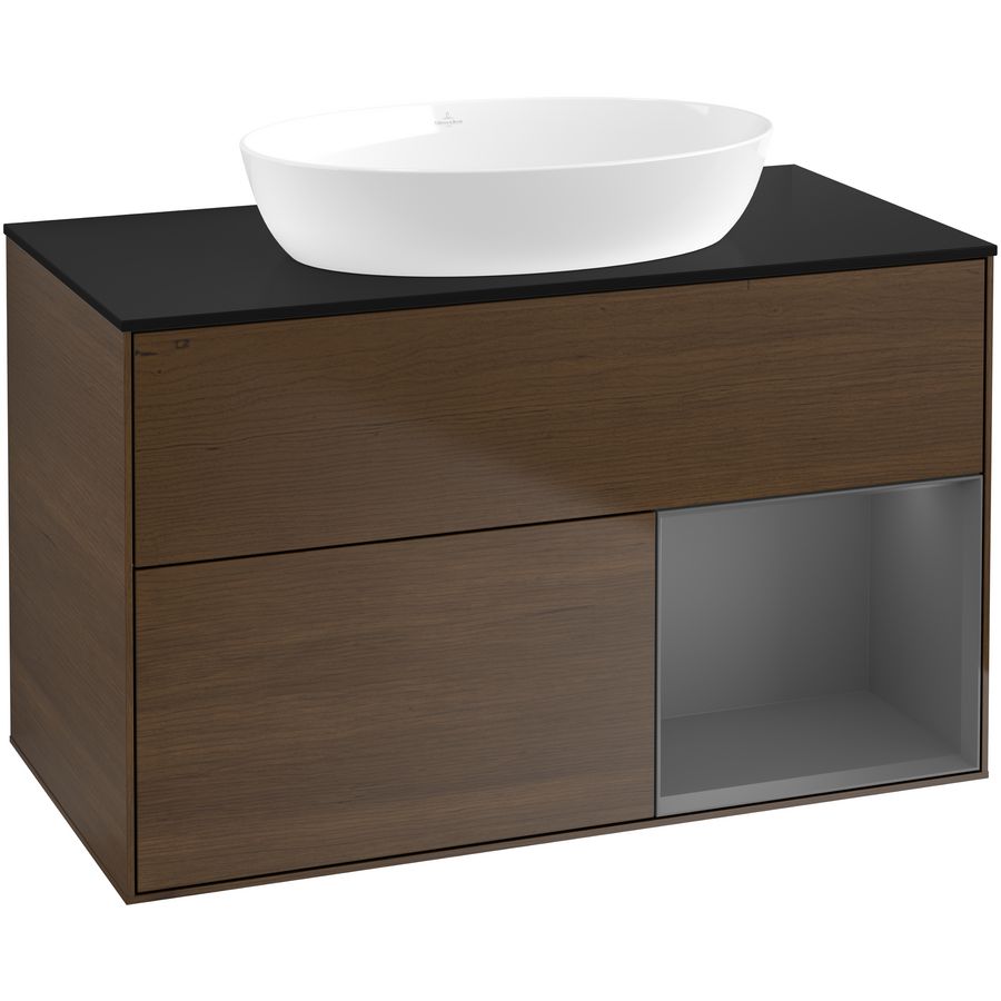 Wastafelonderkast Finion 1000x603x501mm W.Veneer GA22GKGN