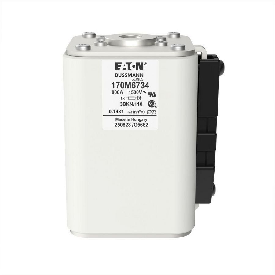 Zekering hoge snelheid 315A AC 1250V 100kA size 3 76x92x1