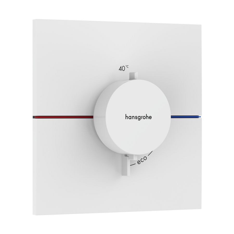 ShowerSelect Comfort E thermostaat afbouwdeel tbv inbouw mat wit