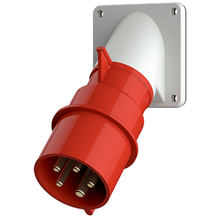 Toestelcontactstop 16A 5-polig  6H 400V IP44
