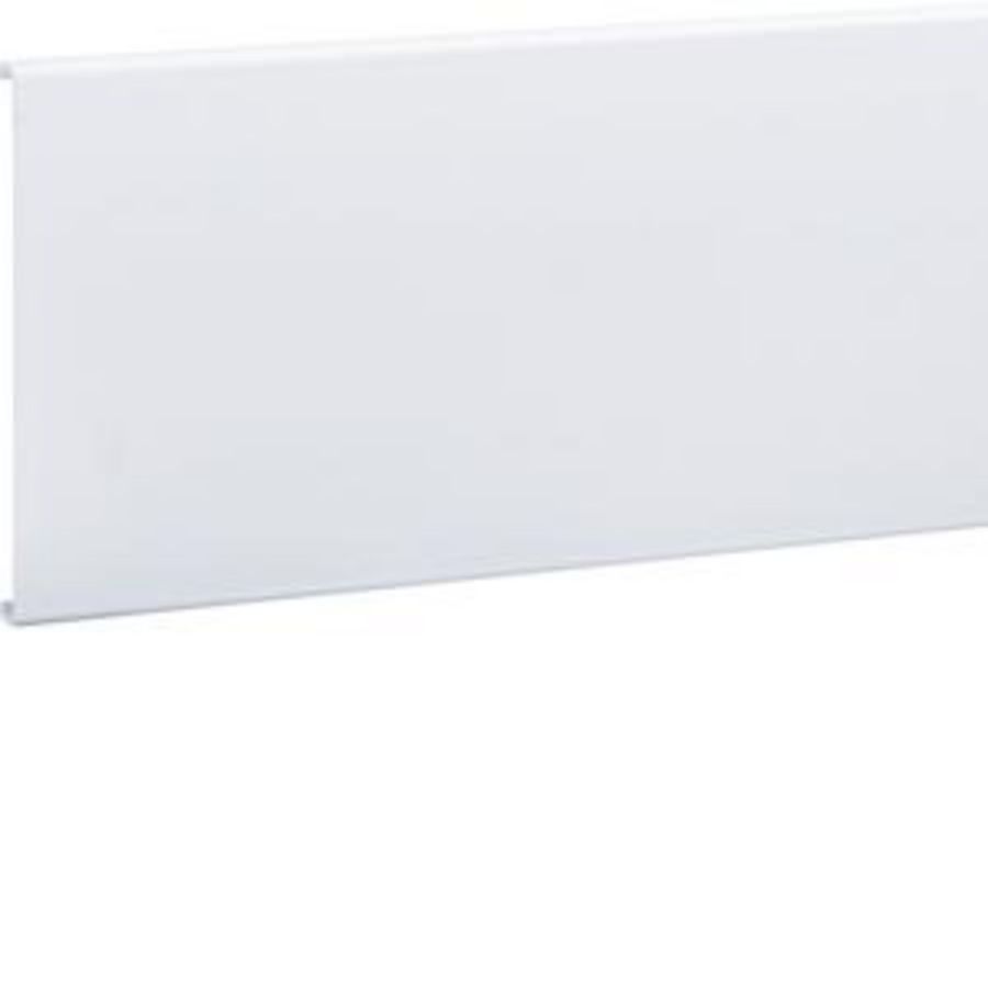 Deksel voor goot 130mm breed FB verkeerswit VVE=2