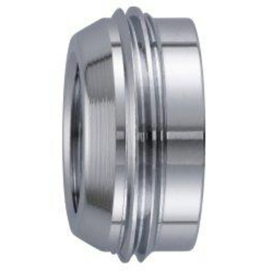 Verloopnippel messing verchroomd 3/8X1/2X3/4 50435194
