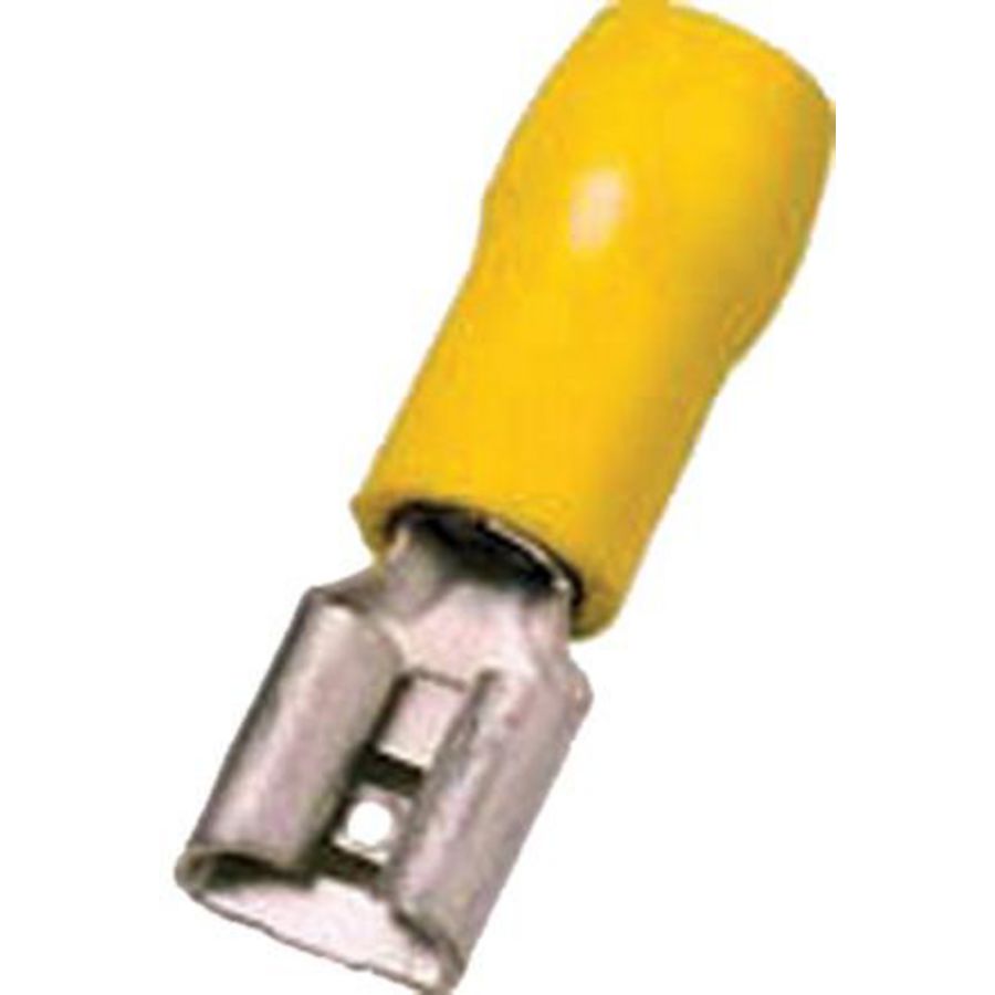 Geisoleerd vlaksteekhuls 0,1-0,4mm² 2,8 x 0,5 geel VVE=100