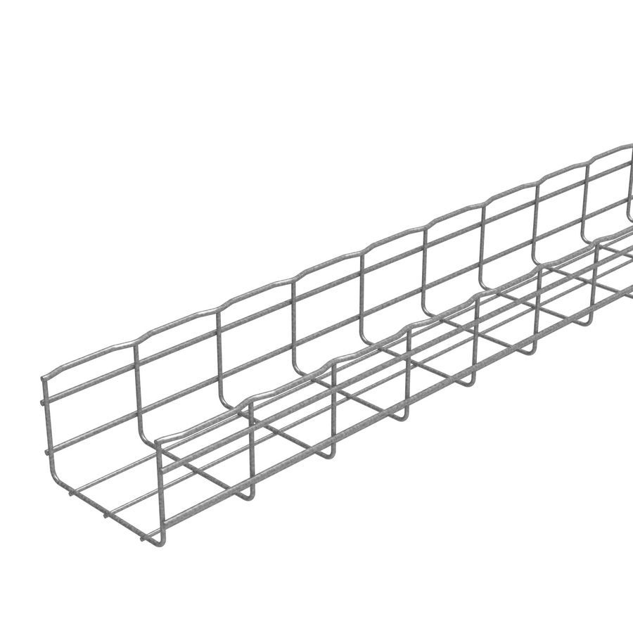 Lengte a 3m. Draadgoot CF105 B150 ZnAl