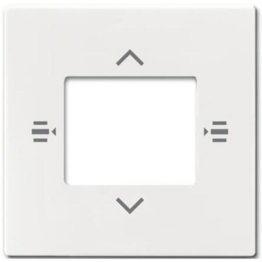 Afdekplaat 6-voudig bedieningselement KNX jaloezie studiowit
