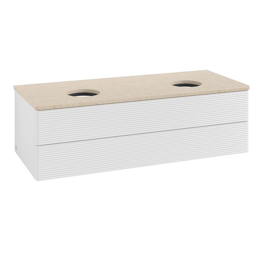 Wastafelonderkast Antao 1200x360x500mm G.White.L K24113GF