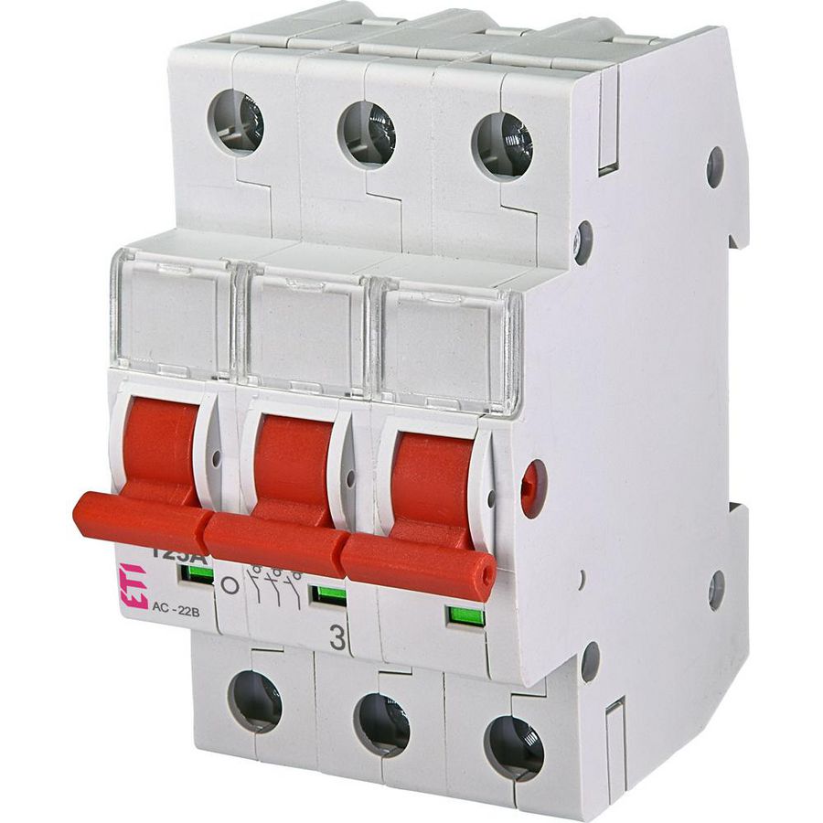Hoofdschakelaar SV3125 125A 3 mod. 3-polig SV