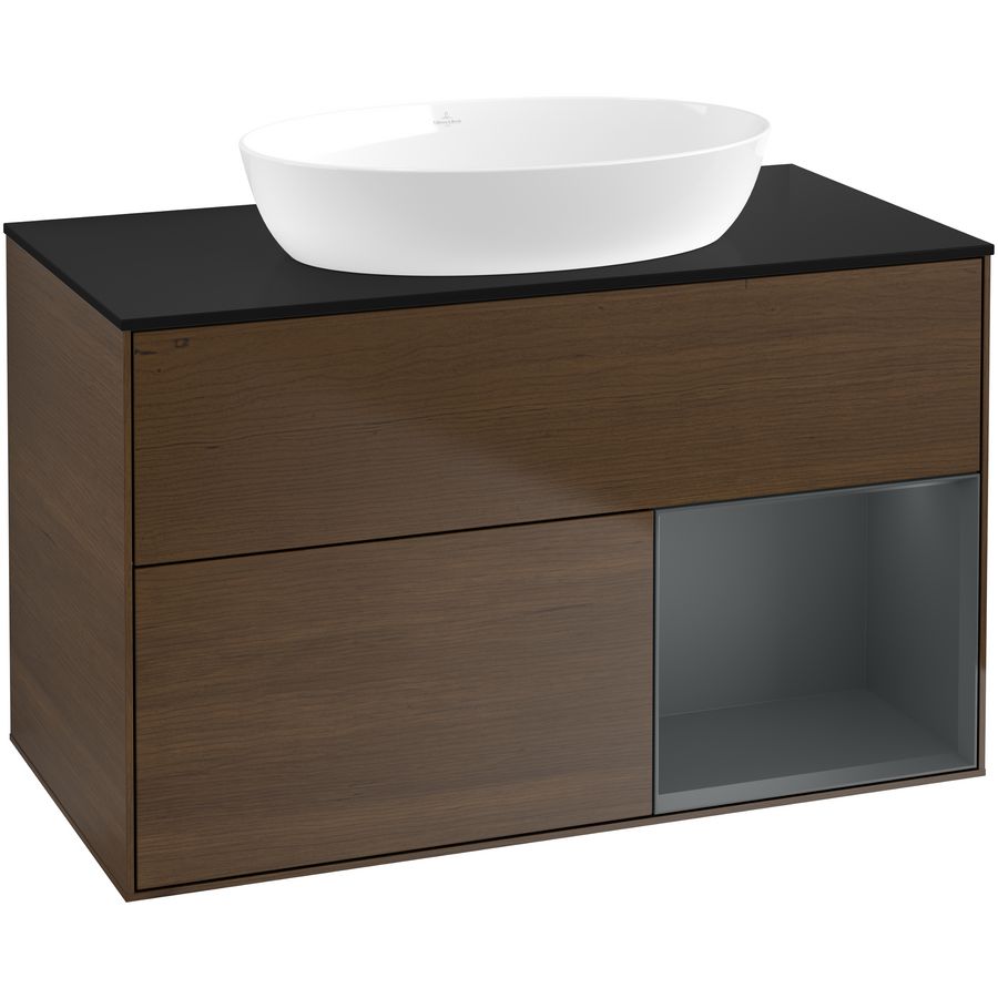 Wastafelonderkast Finion 1000x603x501mm W.Veneer GA22HGGN