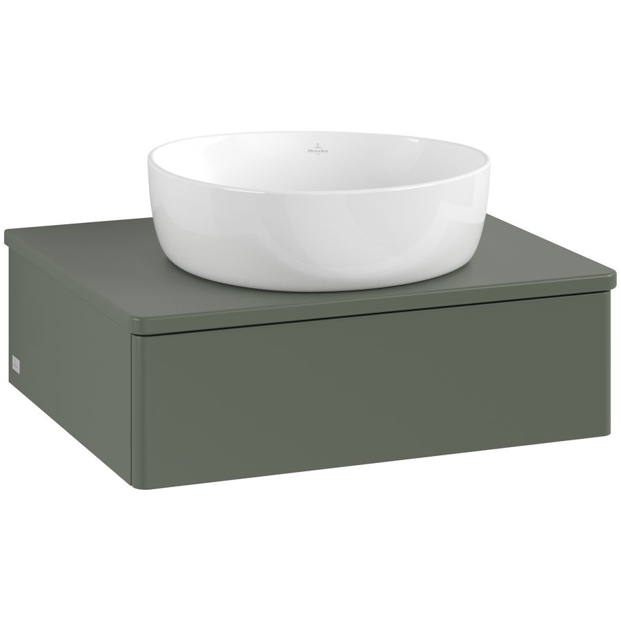 Wastafelonderkast Antao 600x190x500mm L.Green Matt Lacquer L07050HL