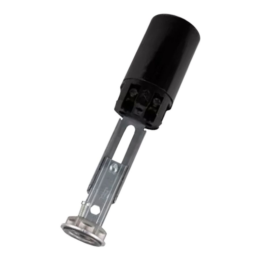 Kaarslamphouder E14 Adjustable 120mm zwart