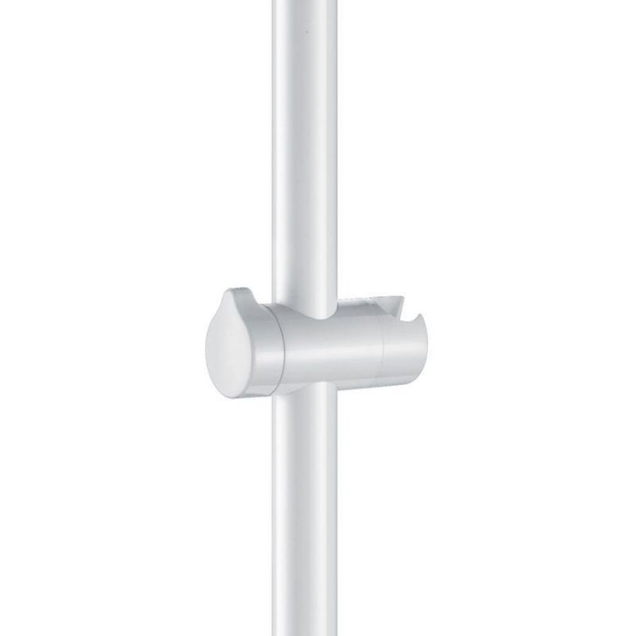 Glijstuk v. handdouche nylon wit voor glijstang 32mm