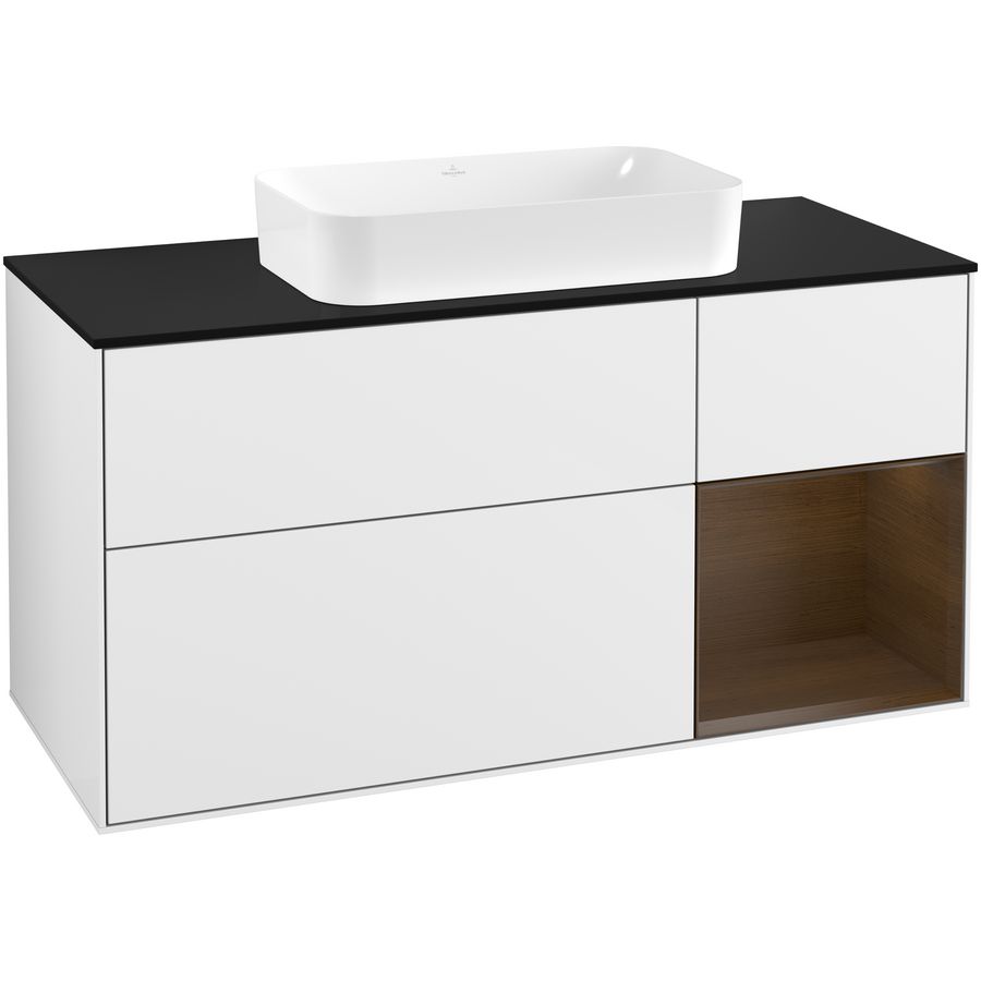 Wastafelonderkast Finion 1200x603x501mm G.White.L G302GNGF