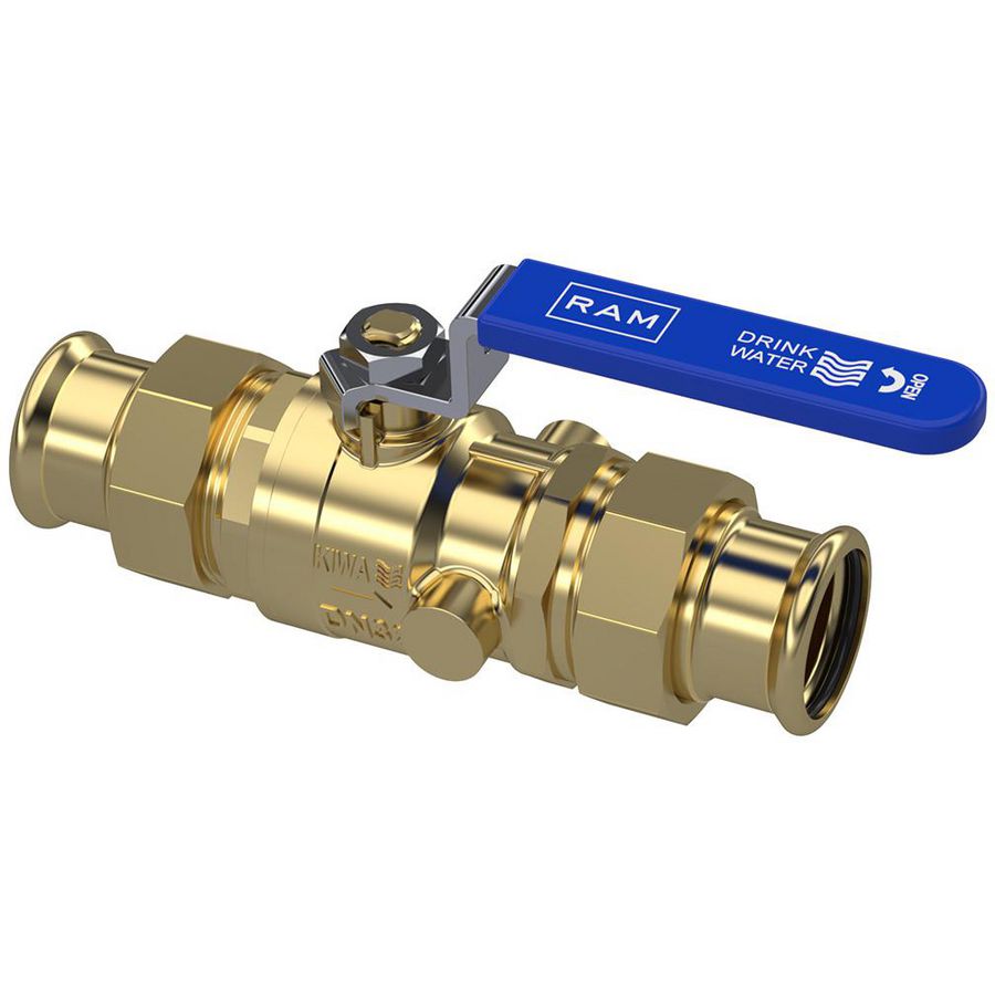 Kogelkraan S28 35x35 mm Geberit Mapress / DN32